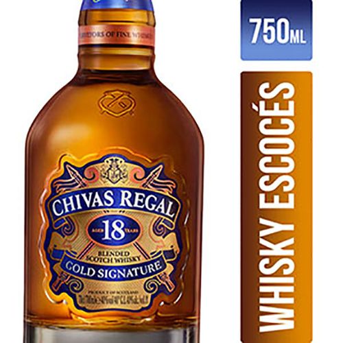 CHIVAS REGAL WHISKY 18 AÑOS 750ML