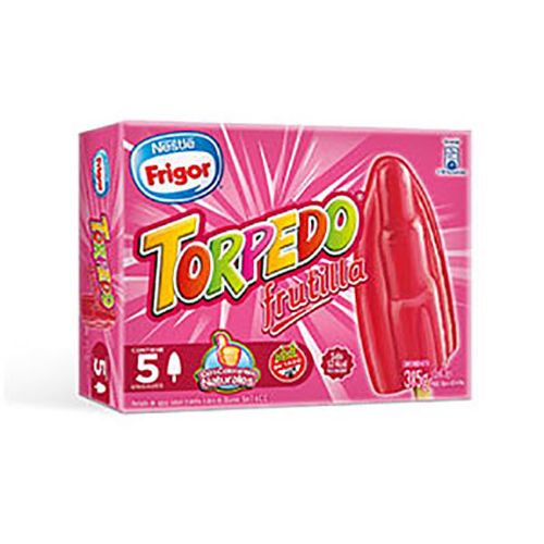 TORPEDO HELADO FRUTILLA X315G