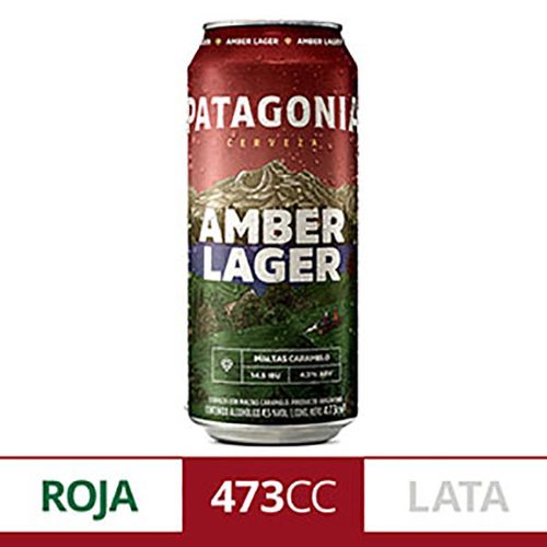 PATAGONIA CERVEZA AMB.LAGER 473CC