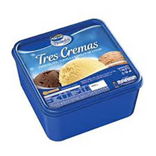 TRES CREMAS HELADO DDL/CHOC/VAI X1L