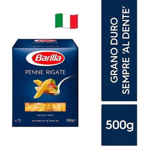 BARILLA FIDEOS PENNE RIGATE X500G