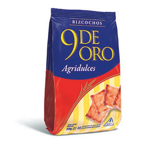 9 DE ORO BIZCOCHOS AGRIDULCES X200G
