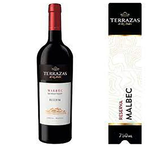 TERRAZAS DE ANDES VINO RVA.MALB X750CC