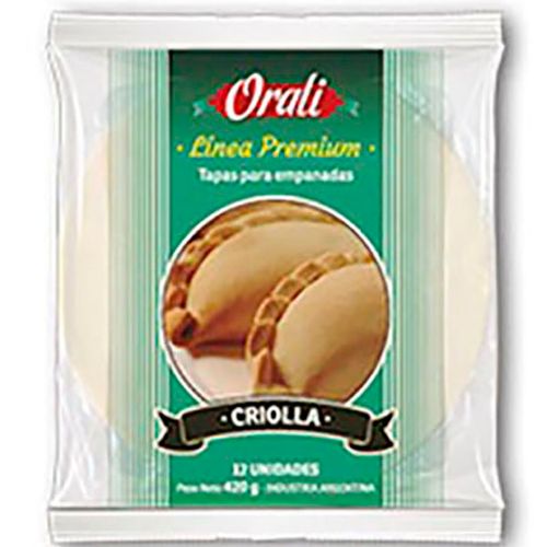 ORALI TAPA EMP.CRIOLLA PREM.X12U
