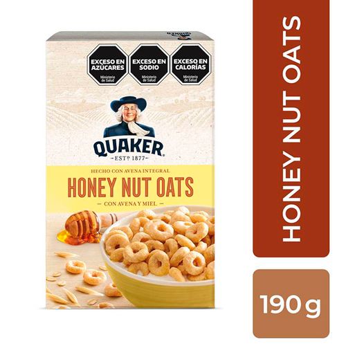 QUAKER CEREAL HONEY NUT X190G