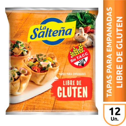 LA SALTEÑA TAPA EMP.SIN TACC X12U