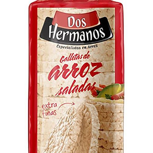 DOS HERMANOS GALLETAS ARROZ SLIM SAL.X100G
