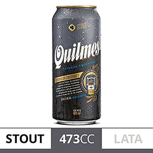 QUILMES CERVEZA BOCK/STOUT LATA 473CC