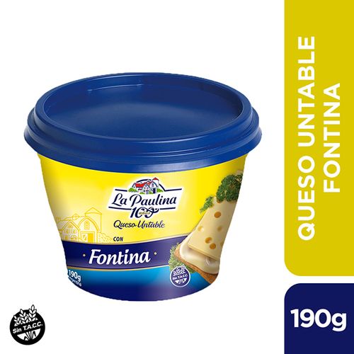 LA PAULINA QUESO.UNT.FONTINA X190G