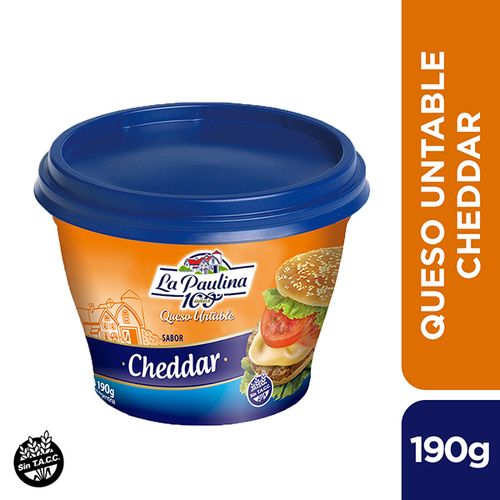 LA PAULINA QUESO UNTABLE CHED.X190GR