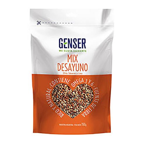 GENSER SEMILLAS MIX DESAYUNO DP X150G