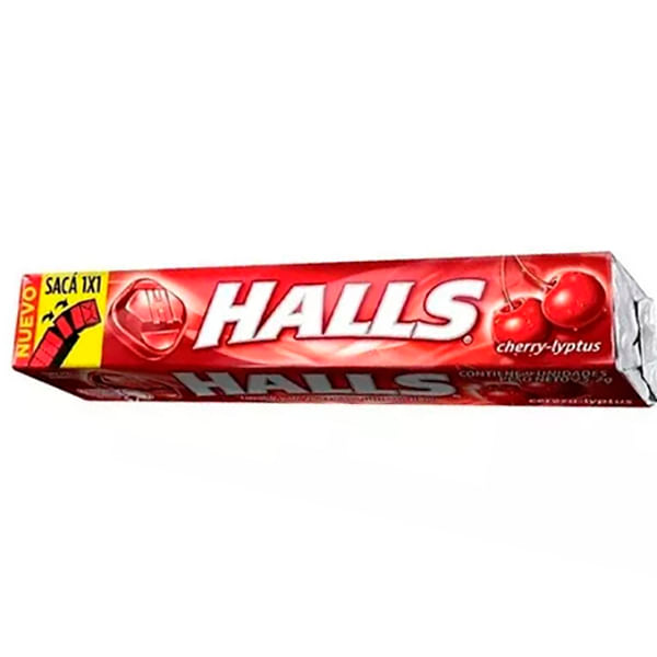 HALLS CARAM.HALLS CHERRY X9U 28G