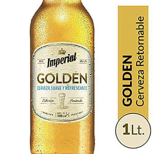 IMPERIAL GOLDEN CERVEZA RET.1LT
