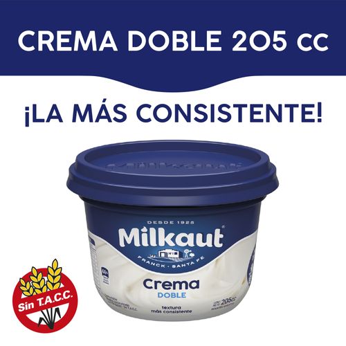 MILKAUT CREMA LECHE  DOB.X205CC
