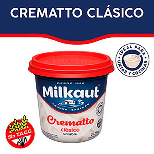 MILKAUT QUESO CREMATTO X 285 G