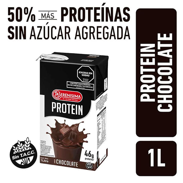 LA SERE LECHE DESC PROTEINA C CACAO X1L