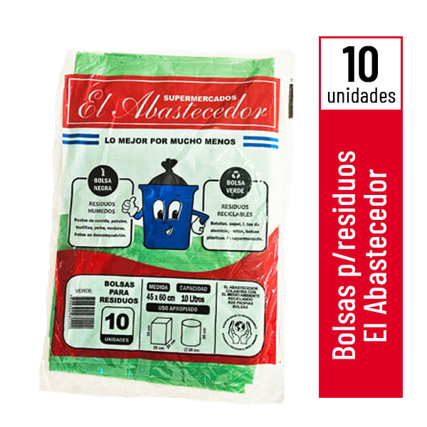 EL-ABASTECEDOR-BOLSA-VERDE-45X60-X10U