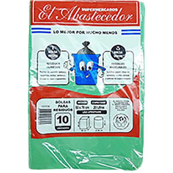 EL-ABASTECEDOR-BOLSA-VERDE-50X70-X10U