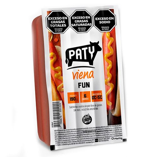 PATYVIENA SALCHICHA FUN X6U