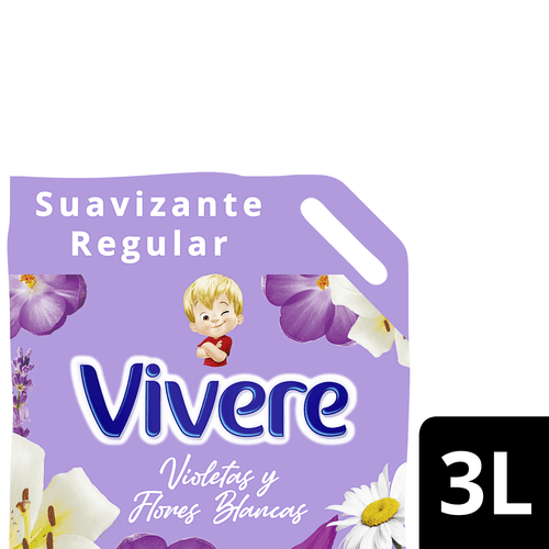 VIVERE SUAVIZANTE VIOLETAS D/P X3LT