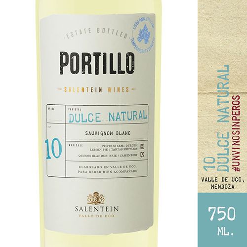 PORTILLO VINO SAUV.BLANC DCE NAT.750CC