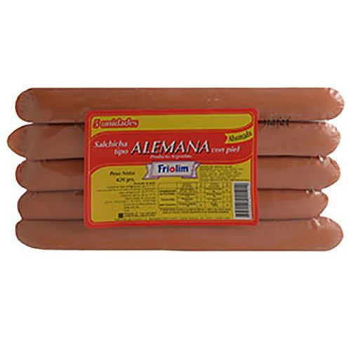 FRIOLIM SALCHICHA T/ALEM.LGA X5U