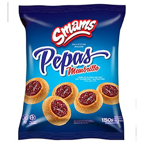 SMAMS GALLETITAS PEPAS MEMB.S/GLUT.150G