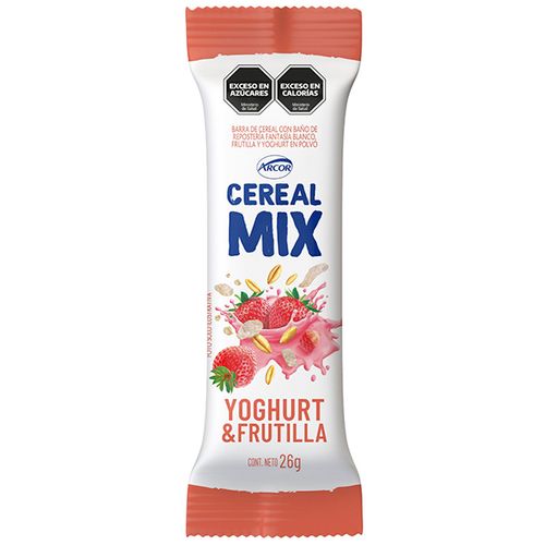 CEREAL MIX BARRA YOG FRUT X26G