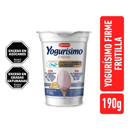 YOGURISIMO FIRME FRUT S/CONS X190G