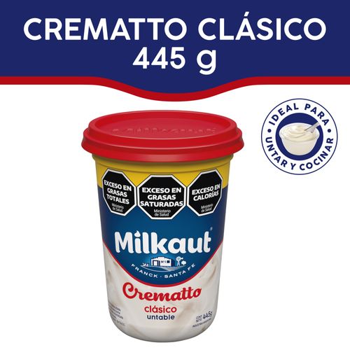 MILKAUT QUESO CREMATTO 445 G