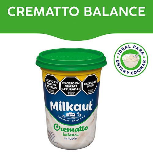 MILKAUT QUESO CREMATTO LIGHT 445 G