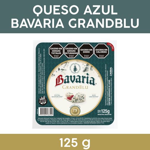 BAVARIA QUESO AZUL GRANDBLU X125G
