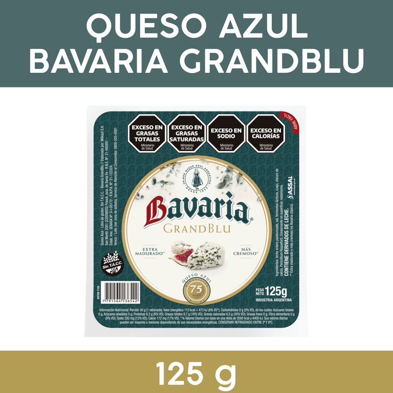BAVARIA-QUESO-AZUL-GRANDBLU-X125G