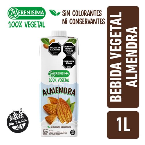 LA SERE BEBIDA VEG ALMENDRA T/B X1L