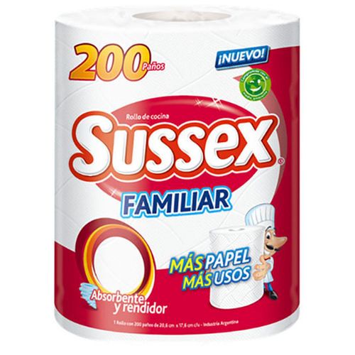 SUSSEX ROLLO COCINA FAM. 200 P.