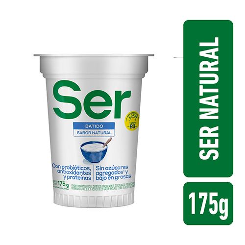 SER YOGUR BAT NATURAL S/AZ X175G