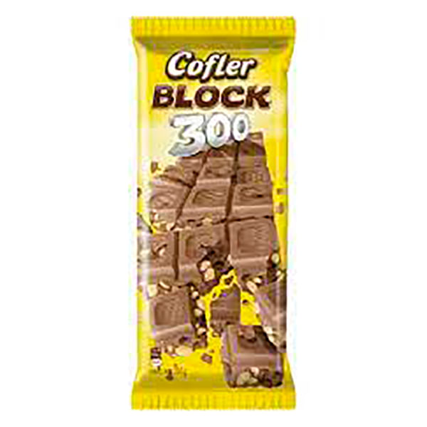 COFLER BLOCK CHOCO C/MANI X300G