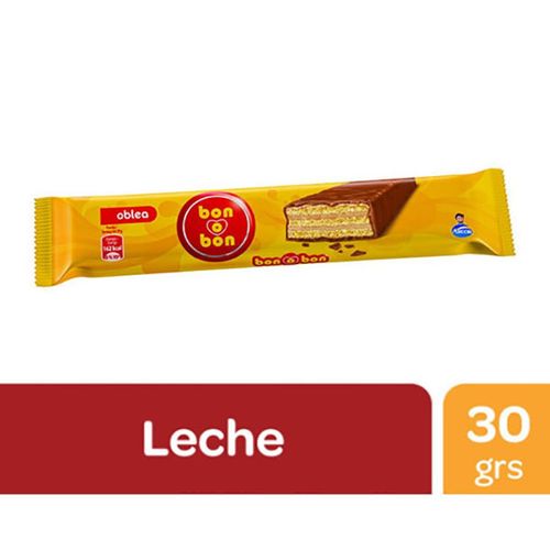 BON O BON OBLEA LECHE X30G