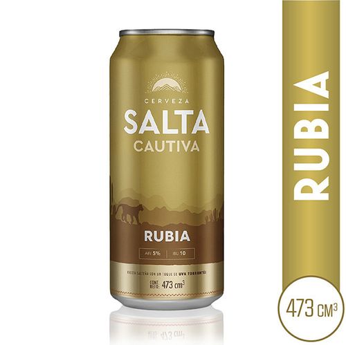SALTA CAUTIVA CERVEZA RUBIA X473CC