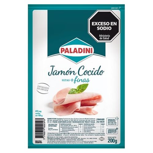 PALADINI JAMON COC FET FINAS X200G