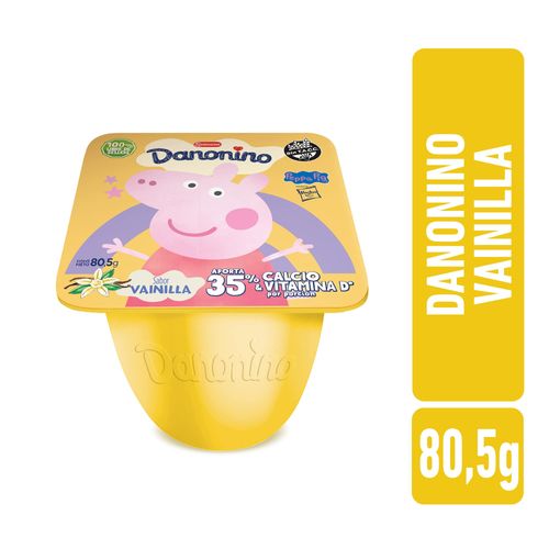 DANONINO YOGUR VAINILLA X 80.5 GR