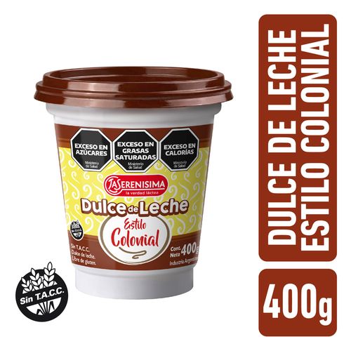 LA SERE DULCE D LECHE COLONIAL X400G