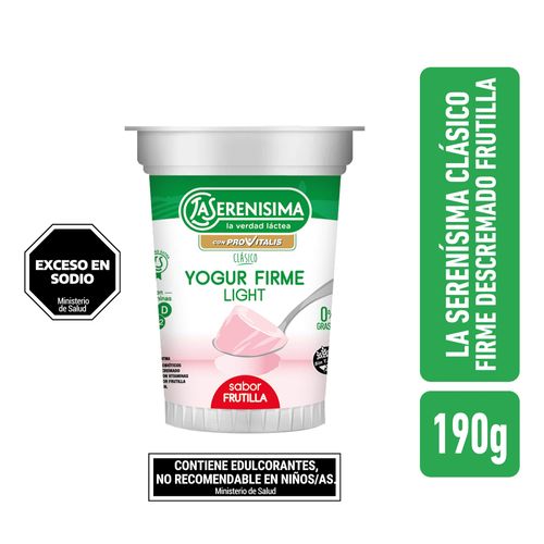 LA SERE YOGUR FIRME C/PROB DESC FRUT X190G