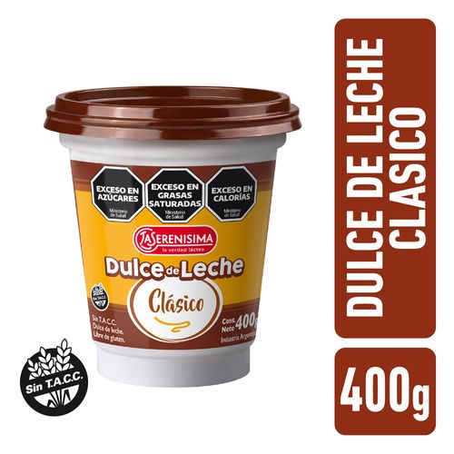LA SERE DULCE D LECHE CLAS CALC X400G