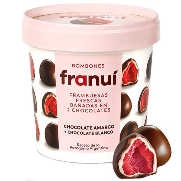 FRANUI-FRAMB-BAñADAS-CHOCO-BCO-SEM-AMARGO-150G