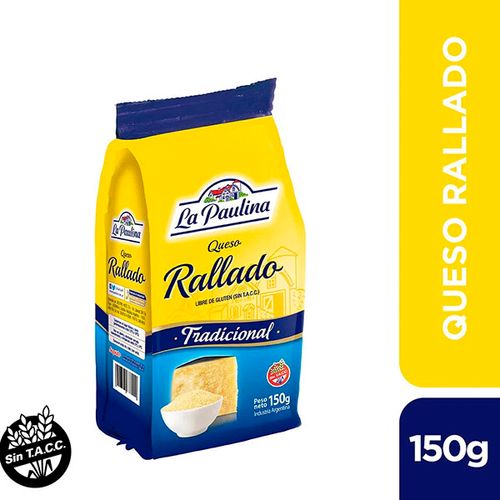 LA PAULINA QUESO RALLADO SOBRE X 150G
