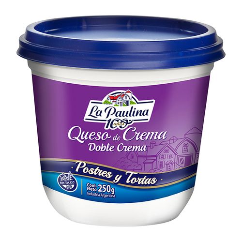 LA PAULINA QUESO CREMA DOB CREMA X 250G