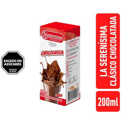 LA SERENISIMA LECHE CHOC X 200ML