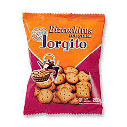 JORGITO BIZCOCHOS GRASA X200GR