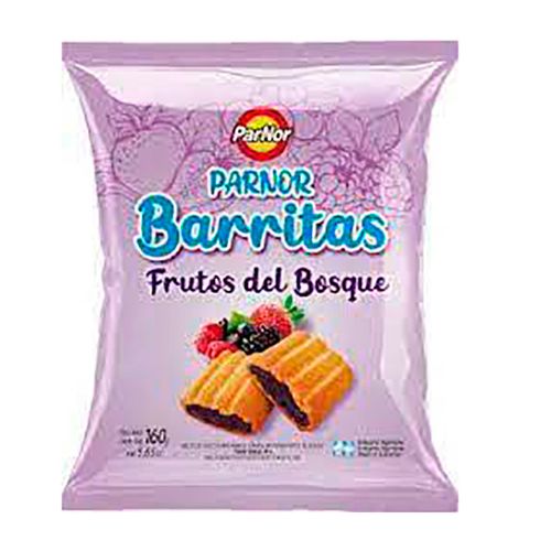 BARRITAS FRUTOS DEL BOSQUE X160G